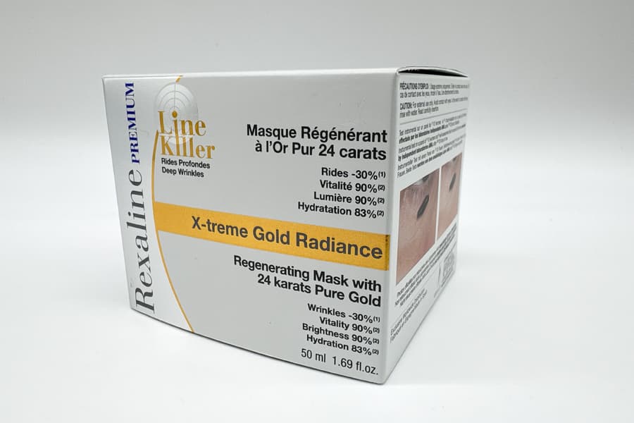 Hautmaske Relaxline Premium X-treme Gold Radiance, 50 ml